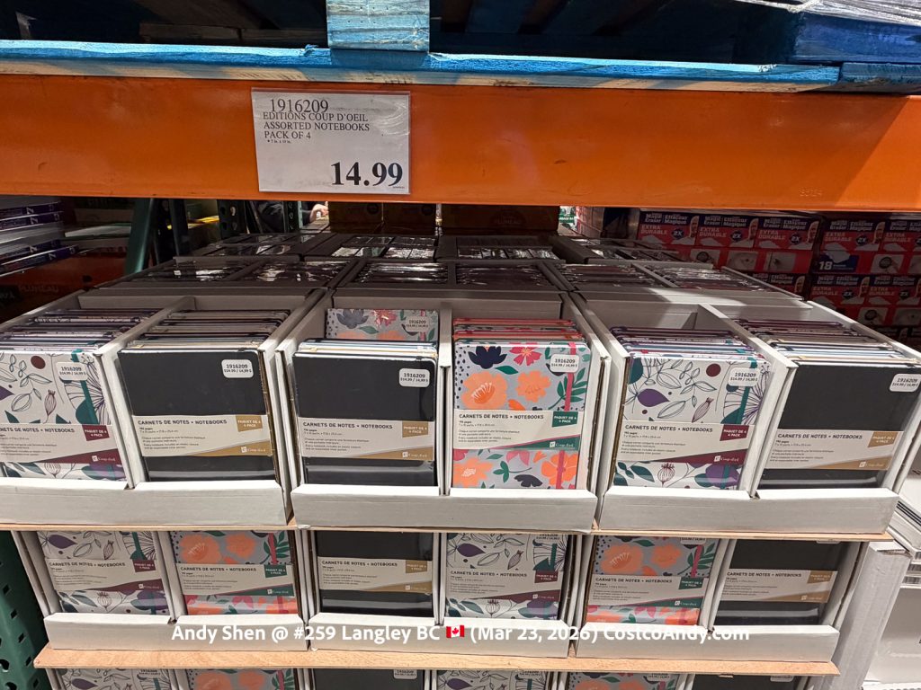 EDITIONS COUP D’OEIL ASSORTED NOTEBOOKS PACK OF 4