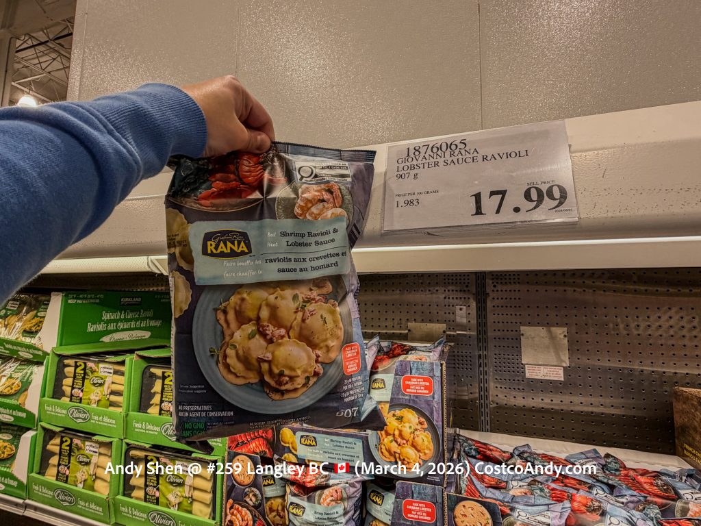 GIOVANNI RANA LOBSTER SAUCE RAVIOLI 907G