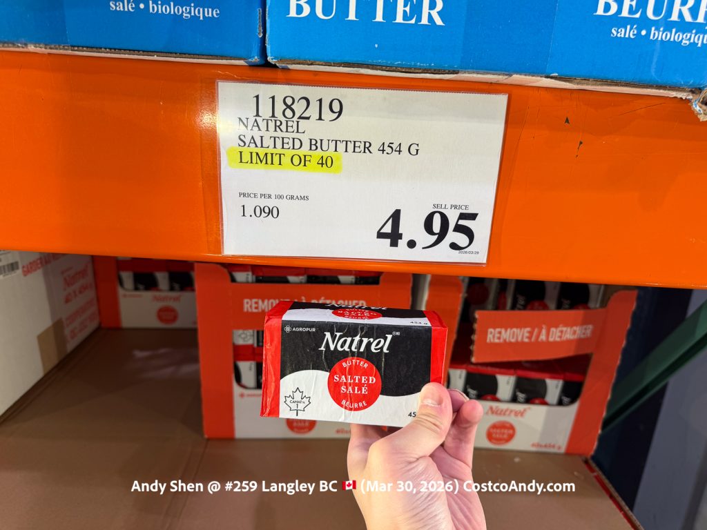 NATREL SALTED BUTTER 454G