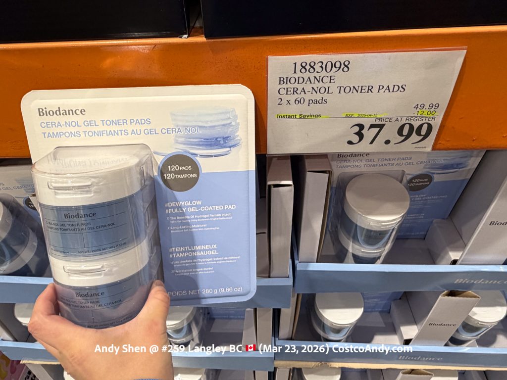 BIODANCE CERA-NOL TONER PADS 2X60 PADS