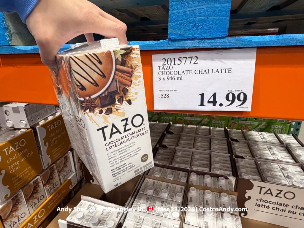 TAZO CHOCOLATE CHAI LATTE 3X946ML