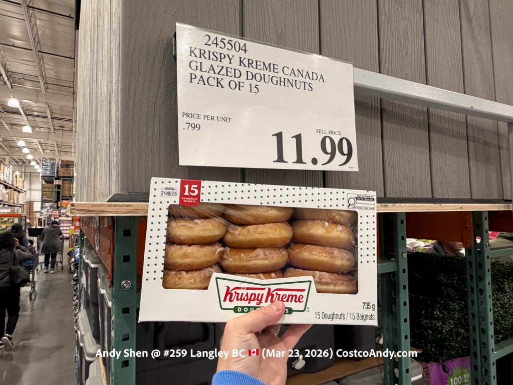 KRISPY KREME CANADA GLAZED DOUGHNUTS PACK OF 15