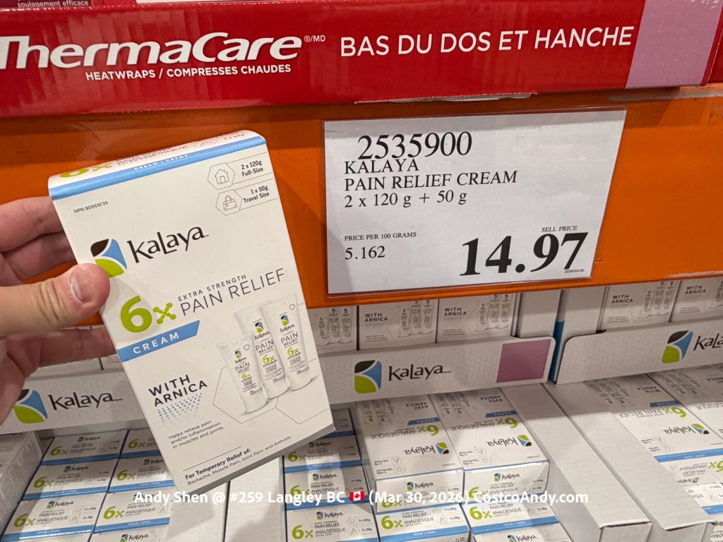 KALAYA PAIN RELIEF CREAM 2X120G + 50G