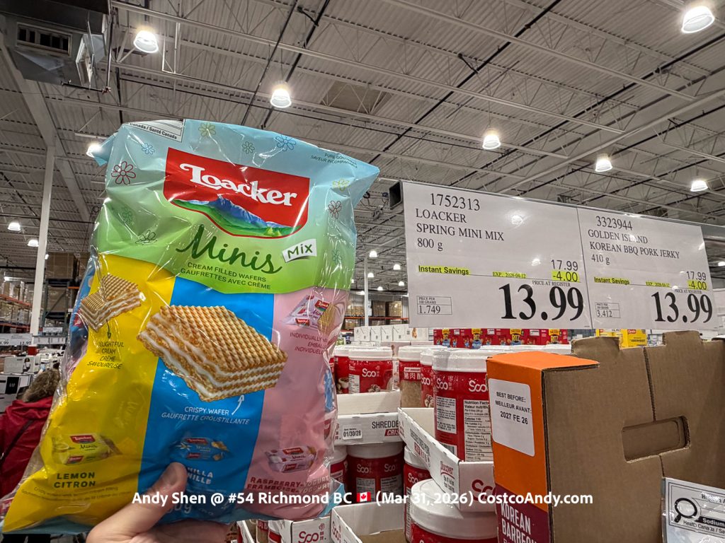 LOACKER SPRING MINI CREAM FILLED WAFERS 800G / 28.22 OZ