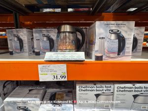 CHEFMAN DIGITAL KETTLE WITH TEA INFUSER