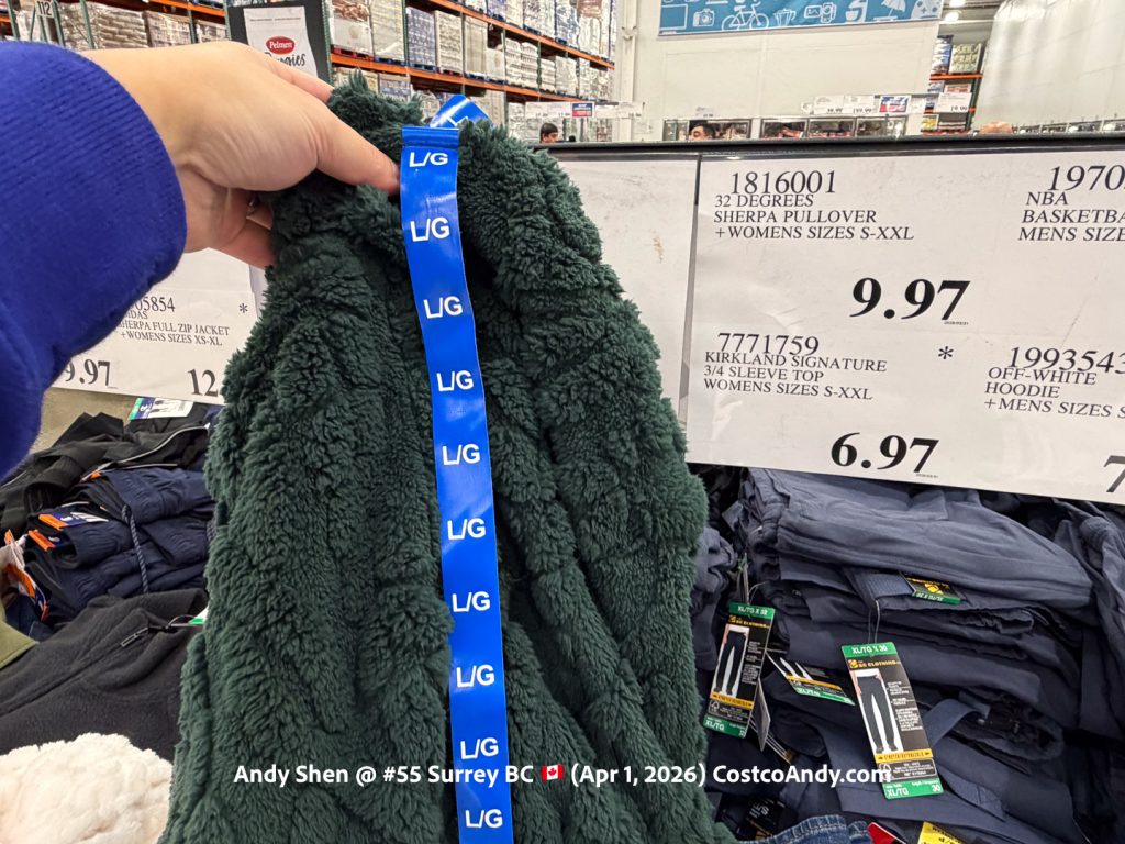 32 DEGREES SHERPA PULLOVER +WOMENS SIZES S-XXL