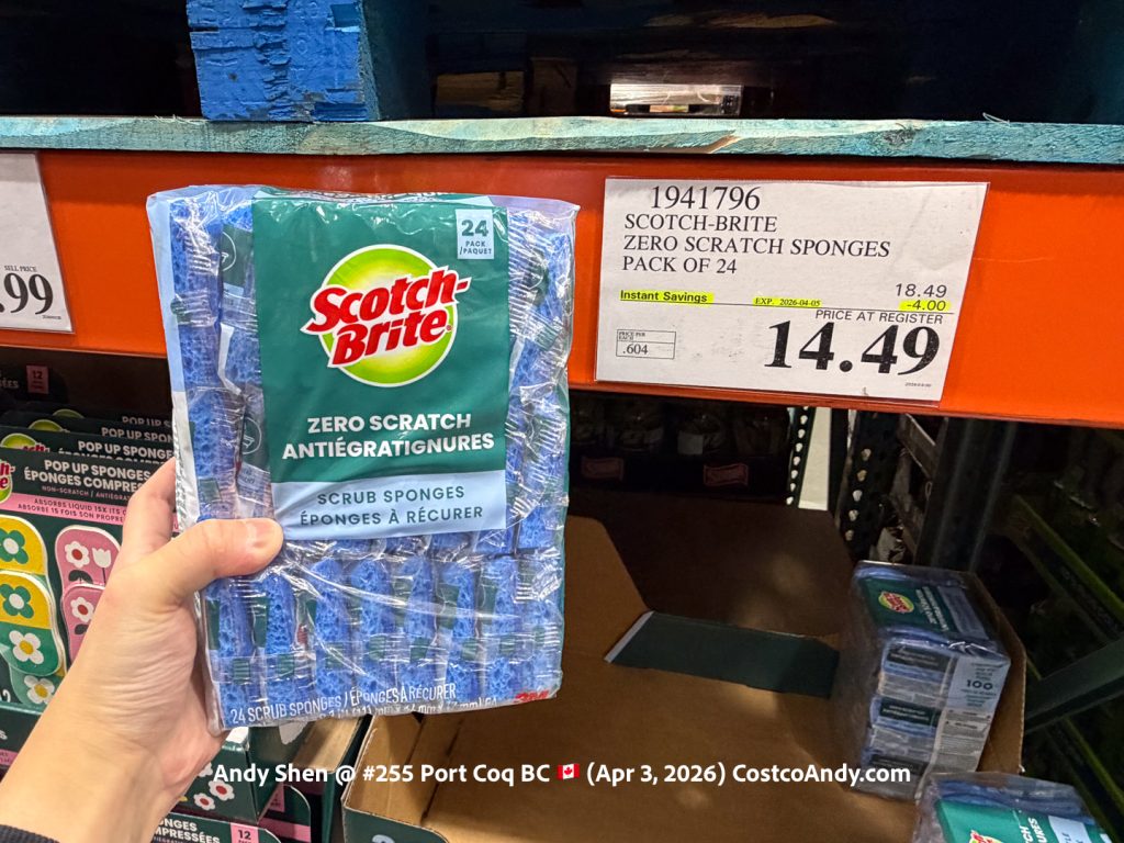 SCOTCH-BRITE ZERO SCRATCH SPONGES PACK OF 24