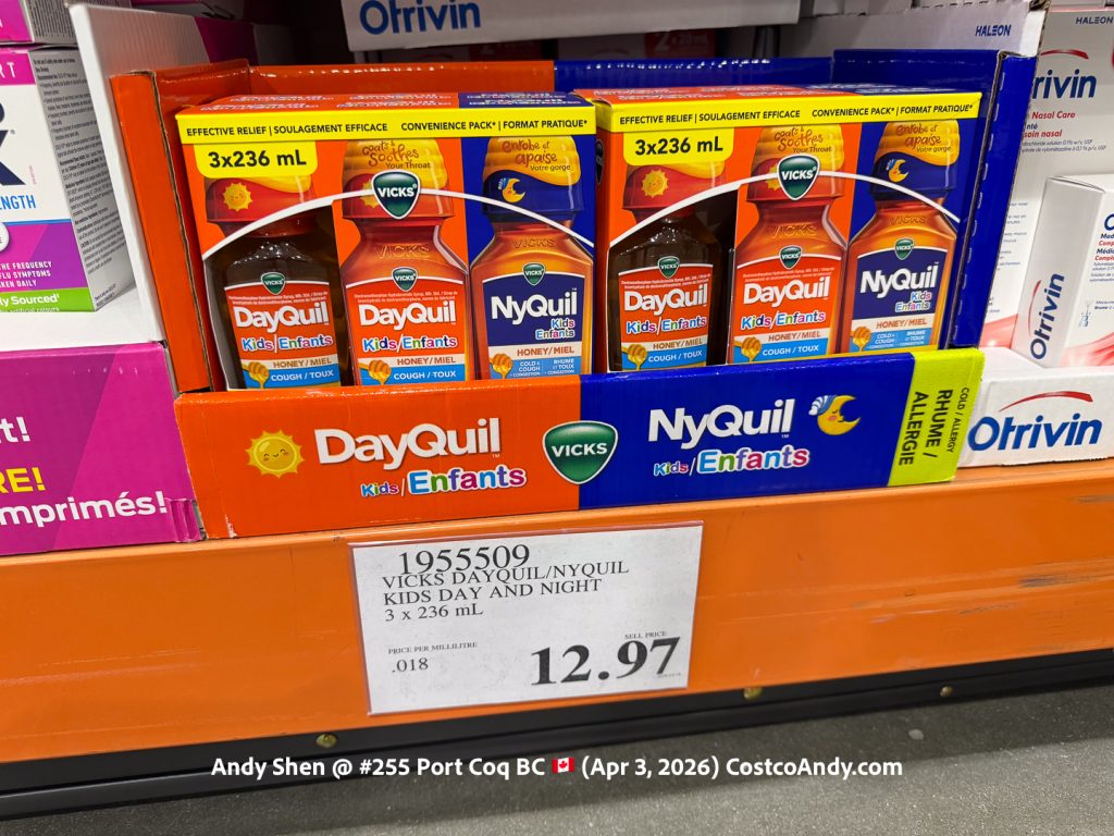 VICKS DAYQUIL/NYQUIL KIDS DAY AND NIGHT 3 X 236 ML