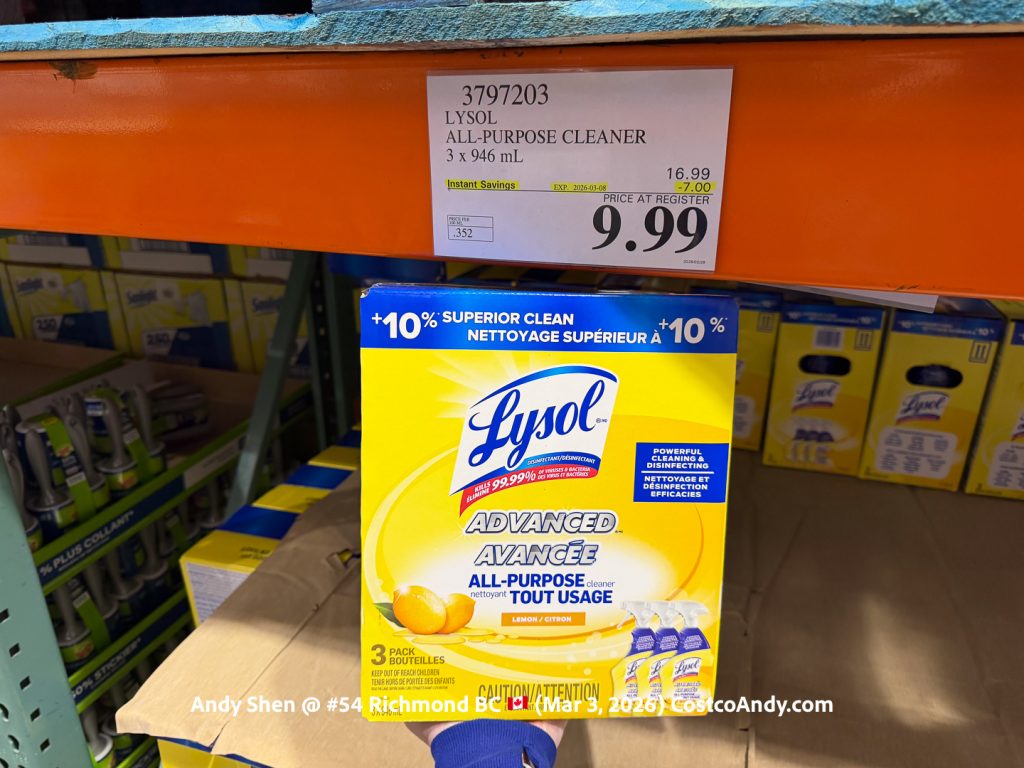 LYSOL ALL-PURPOSE CLEANER 3 X 946 ML