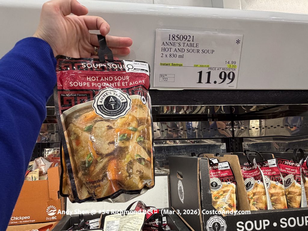 ANNE’S TABLE HOT AND SOUR SOUP 2 X 830 ML