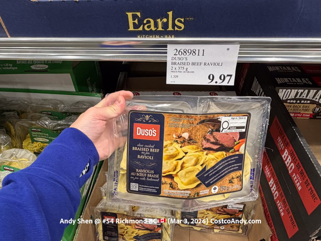 DUSO’S BRAISED BEEF RAVIOLI 2 X 375G