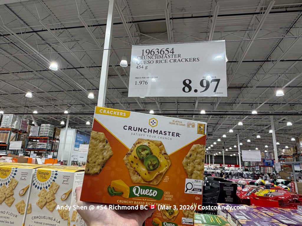 CRUNCHMASTER QUESO RICE CRACKERS 454G