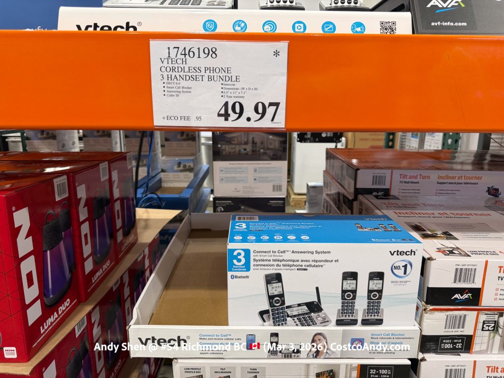 VTECH CORDLESS PHONE 3 HANDSET BUNDLE