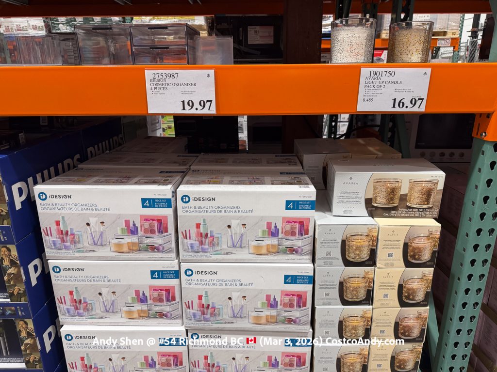 IDESIGN COSMETIC ORGANIZER 4 PIECES