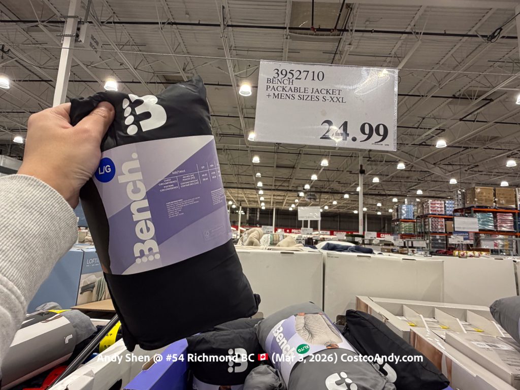 BENCH PACKABLE JACKET +MENS SIZES S-XXL