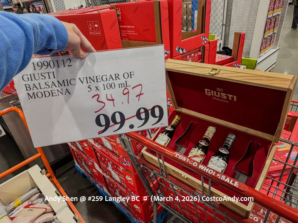 GIUSTI BALSAMIC VINEGAR OF MODENA 5X100ML