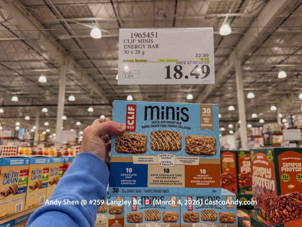 CLIF MINIS ENERGY BAR 30 X 28G