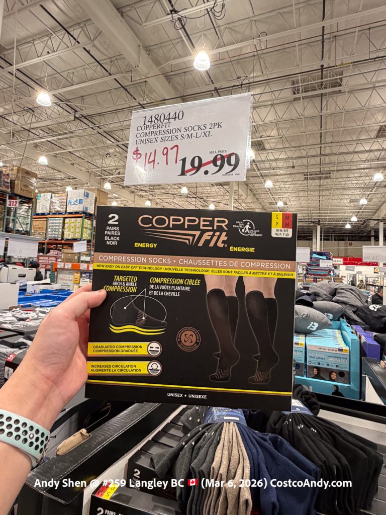 COPPERFIT COMPRESSION SOCKS 2PK UNISEX SIZES S/M-L/XL