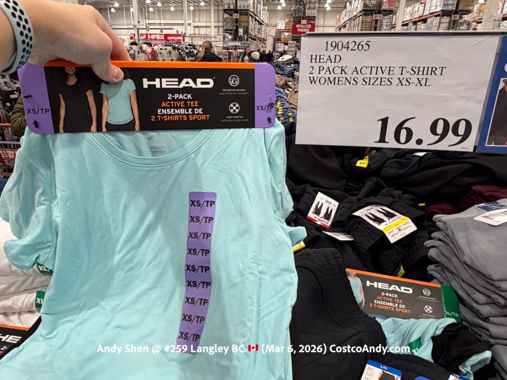 HEAD 2 PACK ACTIVE T-SHIRT WOMENS SIZES XS-XL