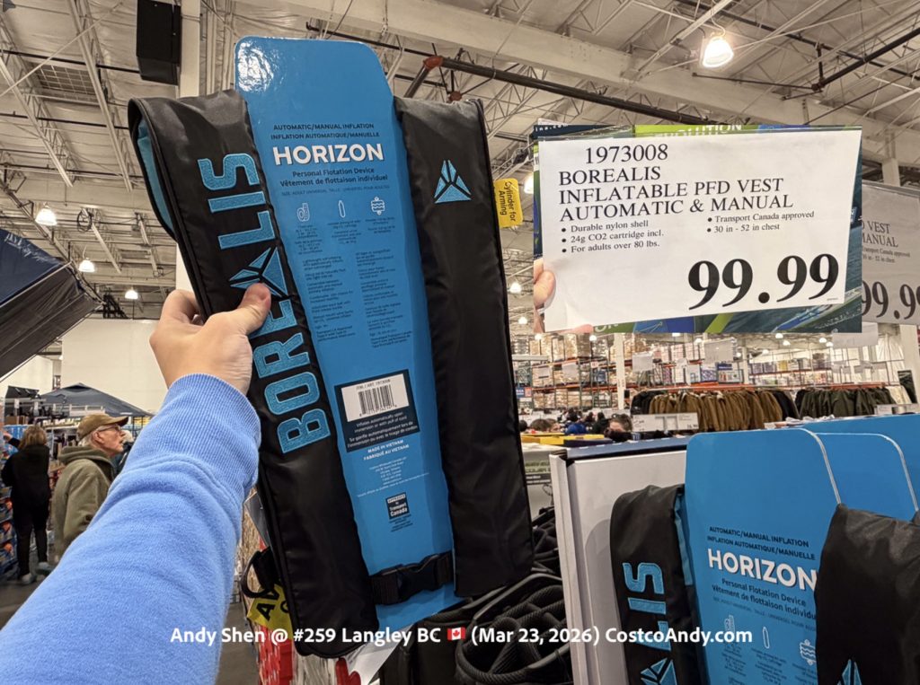 BOREALIS INFLATABLE PFD VEST AUTOMATIC & MANUAL