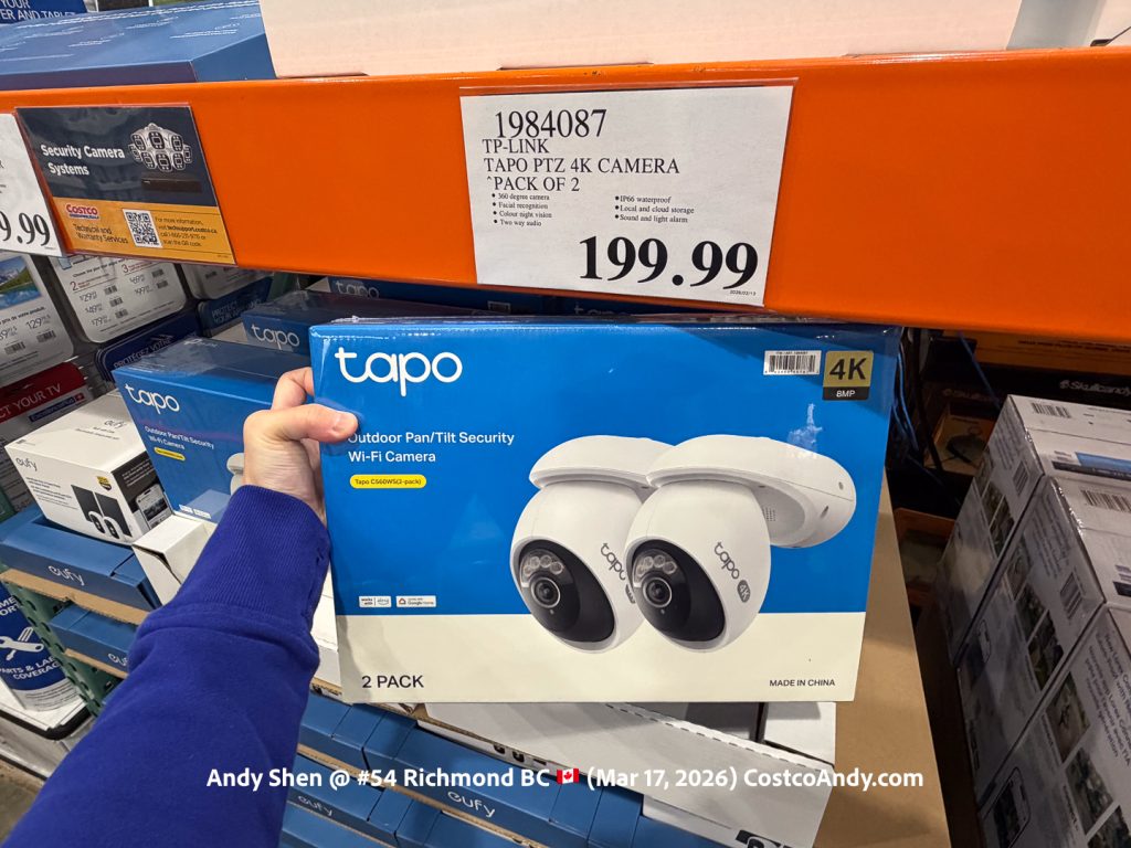 TP-LINK TAPO PTZ 4K CAMERA ^PACK OF 2