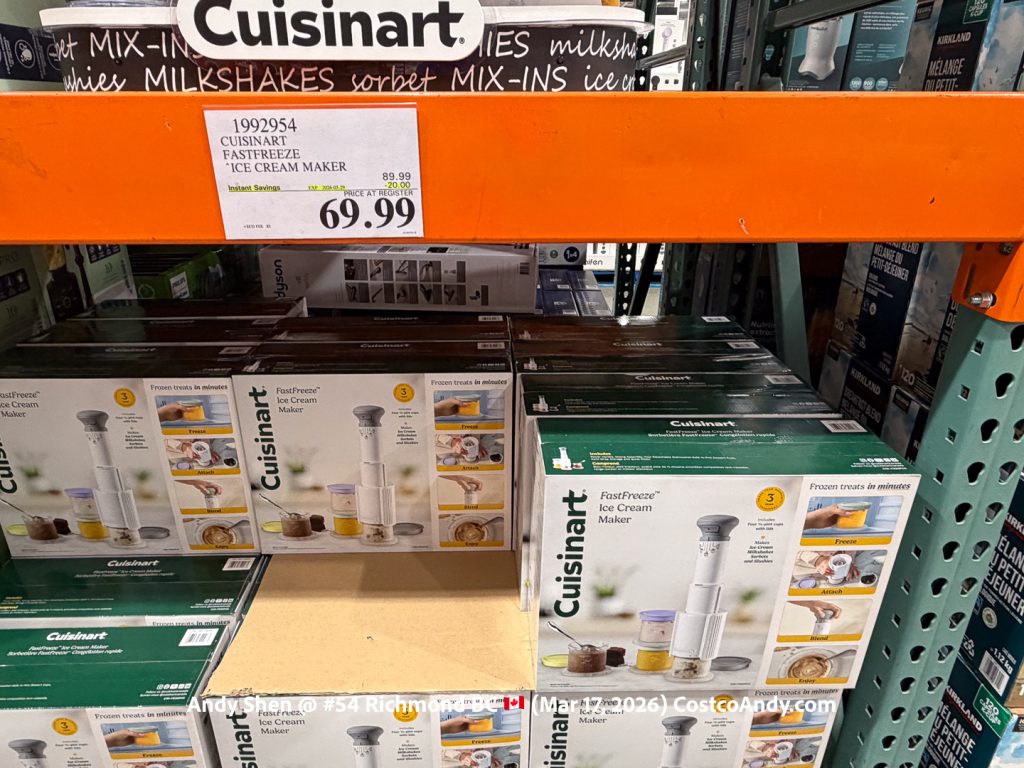 CUISINART FASTFREEZE ICE CREAM MAKER