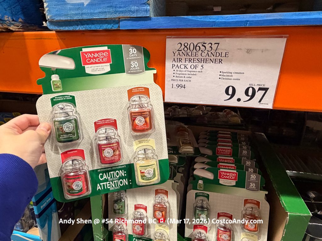 YANKEE CANDLE AIR FRESHENER PACK OF 5