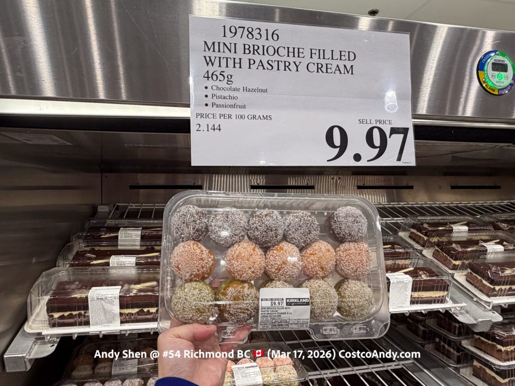 MINI BRIOCHE FILLED WITH PASTRY CREAM 465G