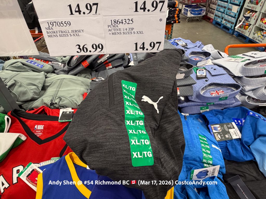 PUMA ACTIVE 1/4 ZIP + MENS SIZES S-XXL