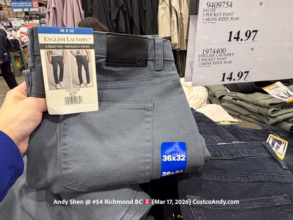 ENGLISH LAUNDRY 5 POCKET PANT + MENS SIZES 30-40