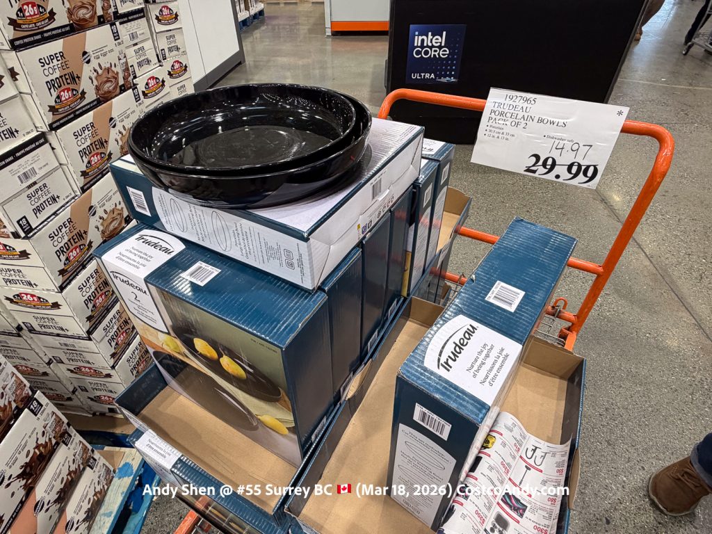 TRUDEAU PORCELAIN BOWLS PACK OF 2