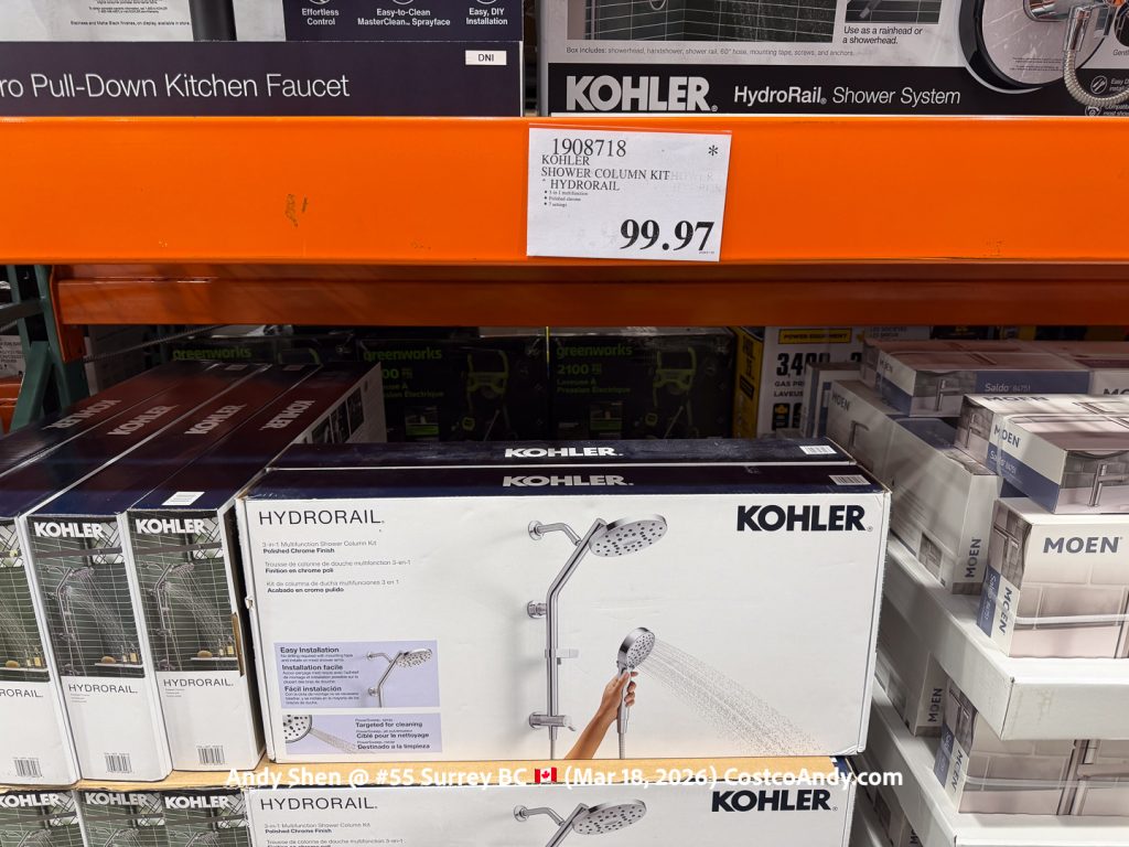 KOHLER SHOWER COLUMN KIT HYDRORAIL