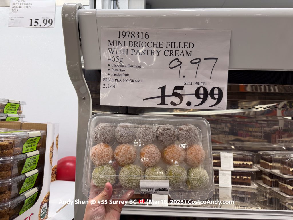 MINI BRIOCHE FILLED WITH PASTRY CREAM 465G