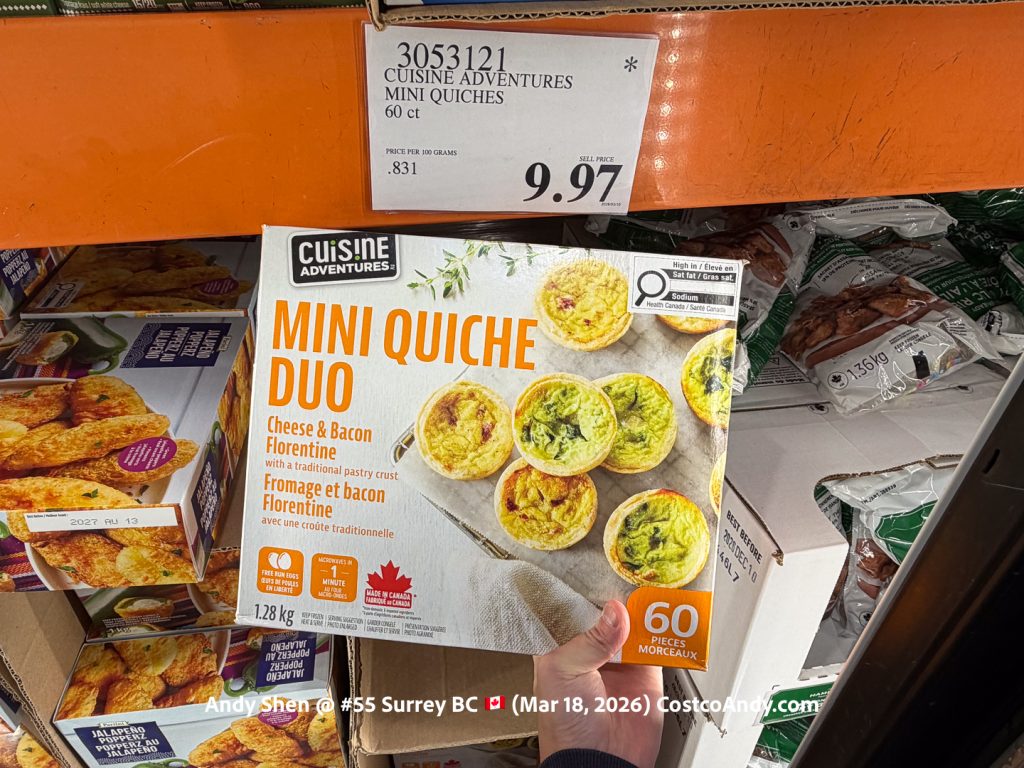 CUISINE ADVENTURES MINI QUICHES