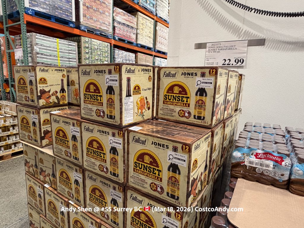 JONES SODA FALLOUT SUNSET SARSAPARILLA 12 X 355 ML