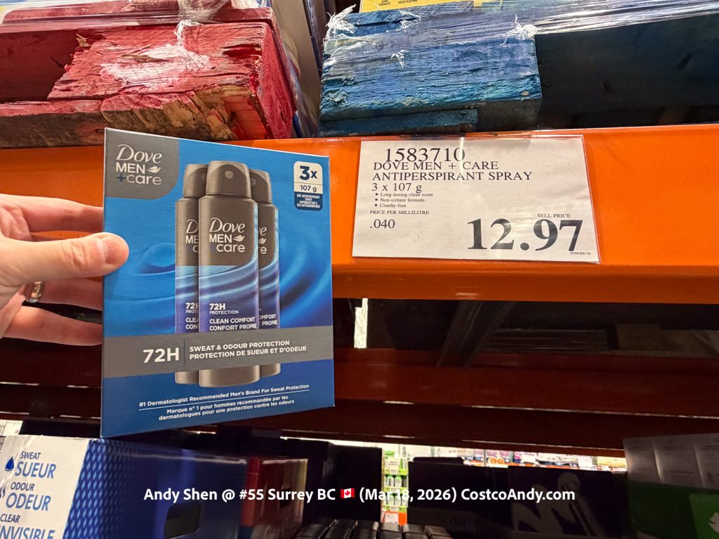 DOVE MEN + CARE ANTIPERSPIRANT SPRAY 3 x 107 g