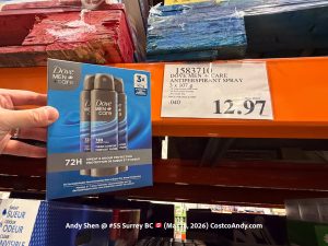DOVE MEN + CARE ANTIPERSPIRANT SPRAY 3 X 107 G