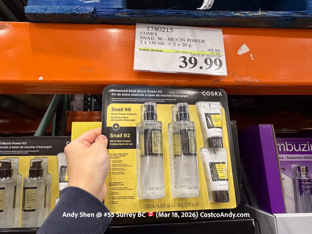 COSRX SNAIL 96 – MUCIN POWER 2 X 130ML + 2 X 20G