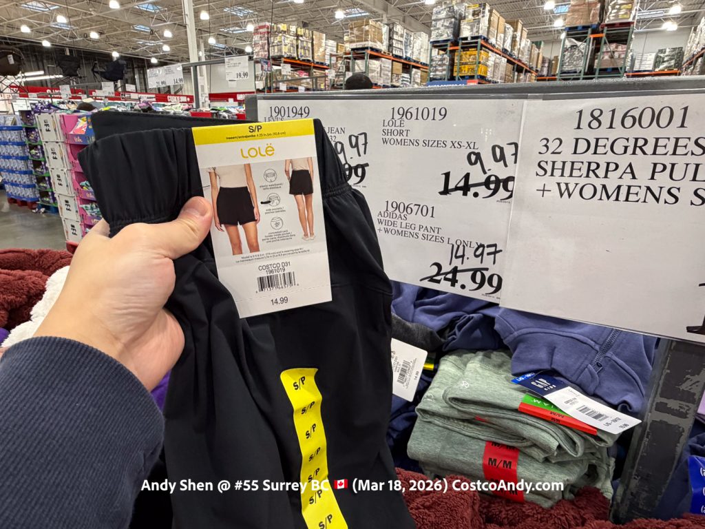 LOLE SHORT WOMENS SIZES XS-XL