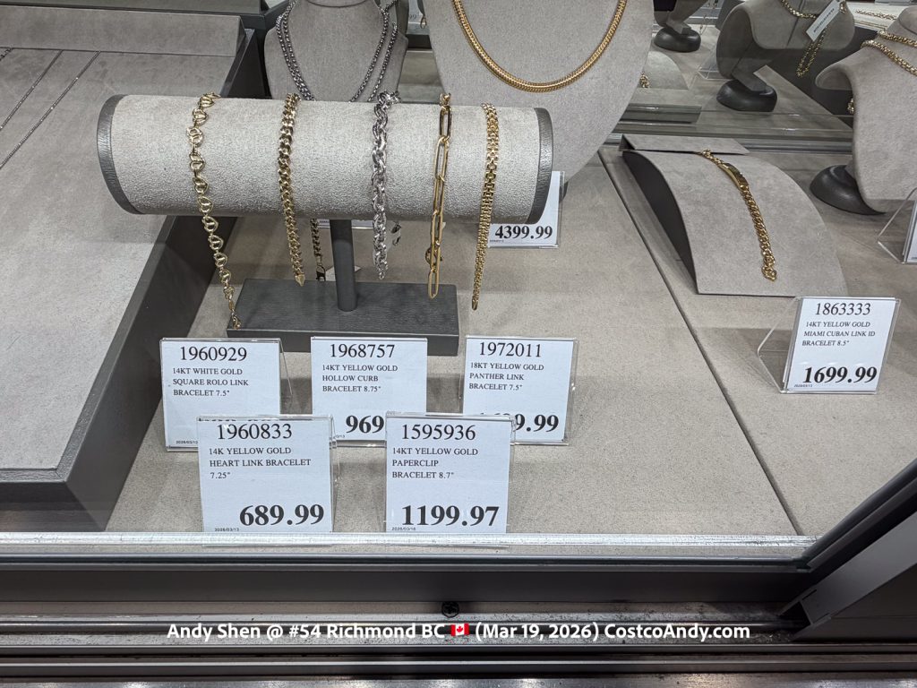 14KT YELLOW GOLD PAPERCLIP BRACELET 8.7