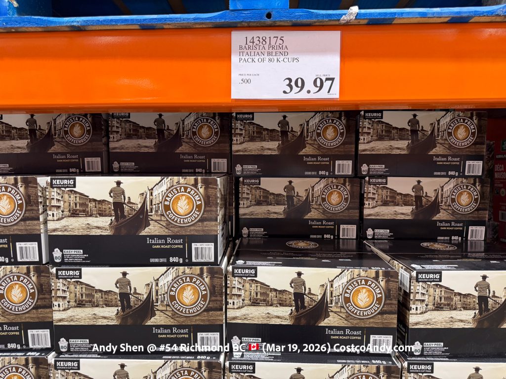 BARISTA PRIMA ITALIAN BLEND K-CUPS 80 COUNT