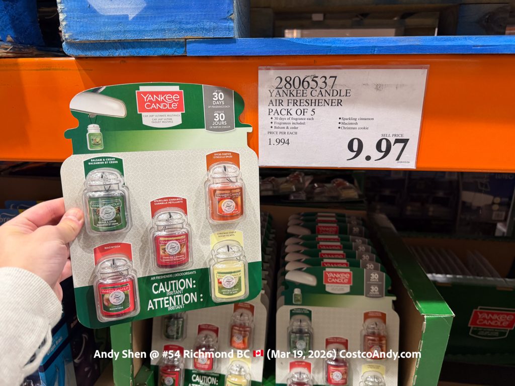 YANKEE CANDLE AIR FRESHENER PACK OF 5