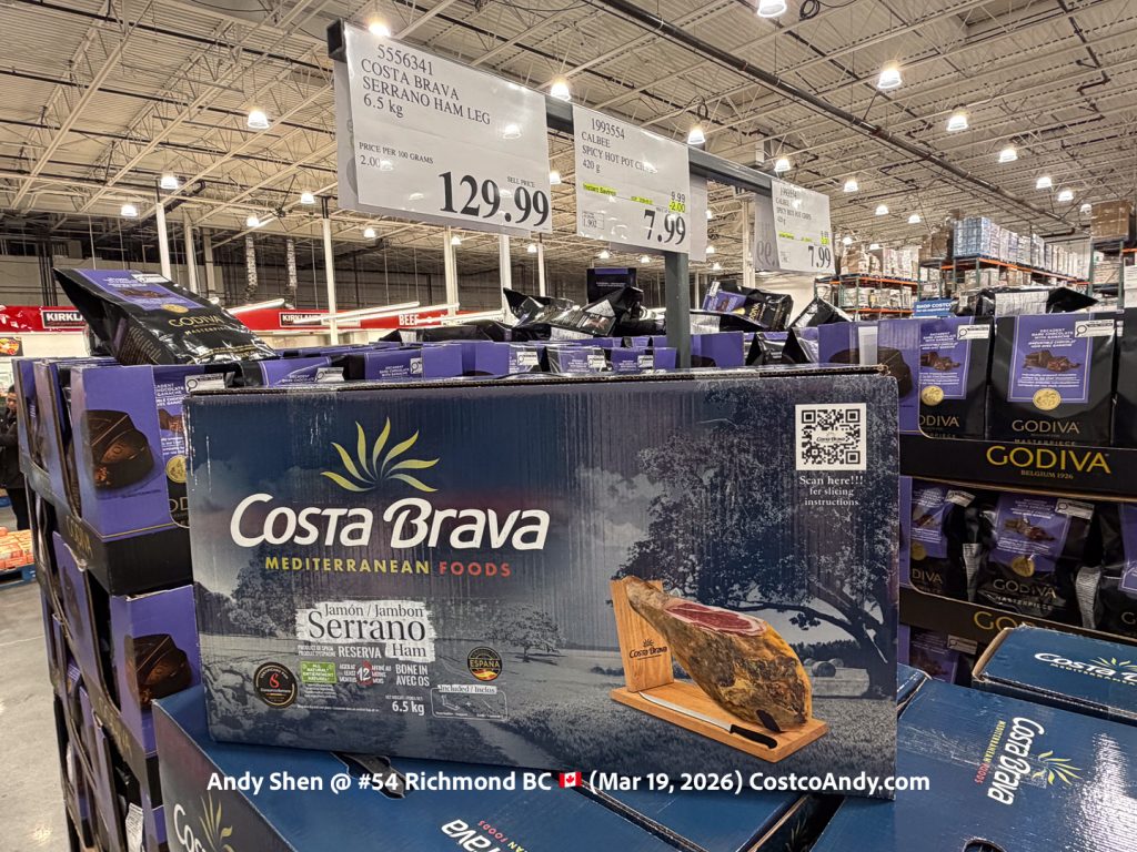 COSTA BRAVA SERRANO HAM LEG 6.5KG