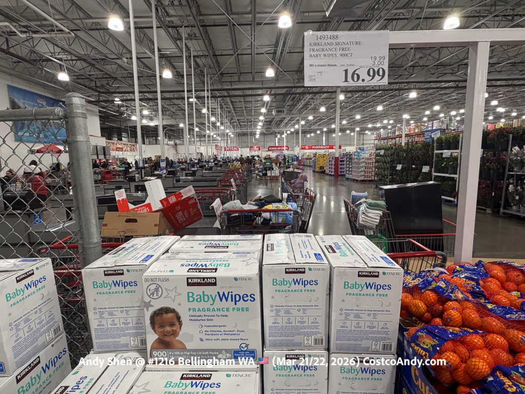 KIRKLAND SIGNATURE BABY WIPES 900CT