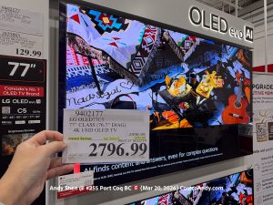 LG OLED77C5 77 CLASS (76.7 DIAG) 4K UHD OLED TV