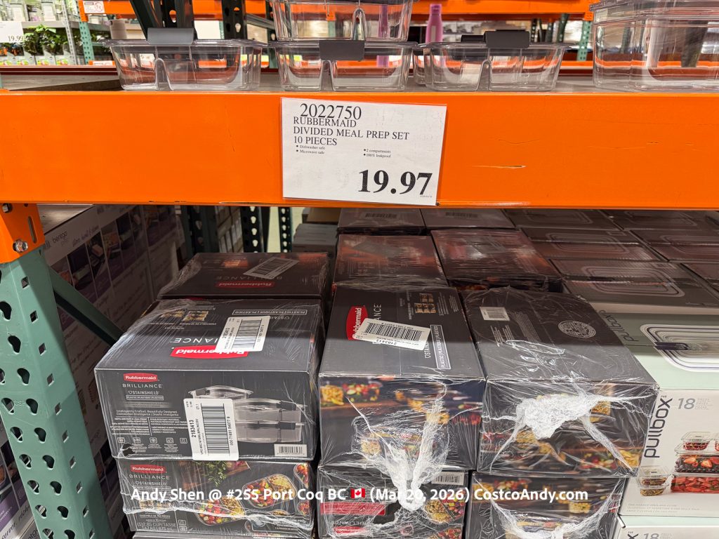 RUBBERMAID DIVIDED MEAL PREP SET 10 PIECES