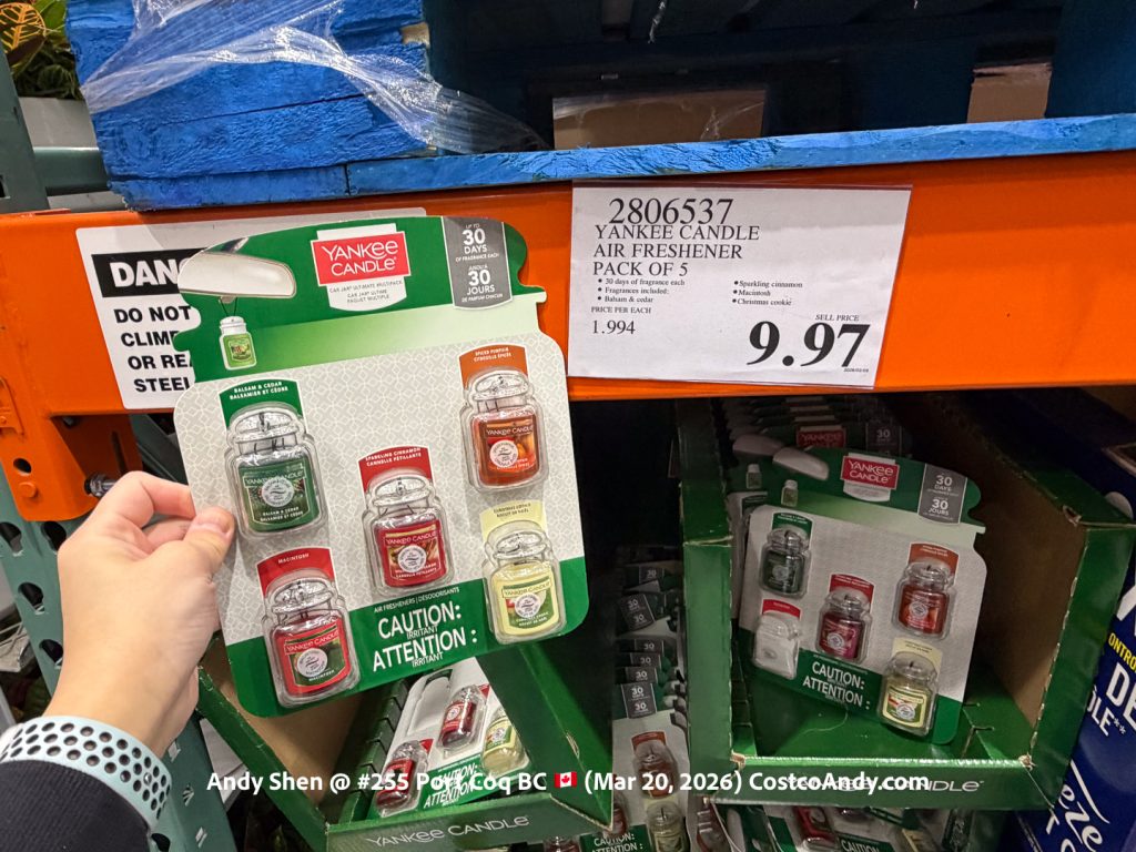 YANKEE CANDLE AIR FRESHENER PACK OF 5