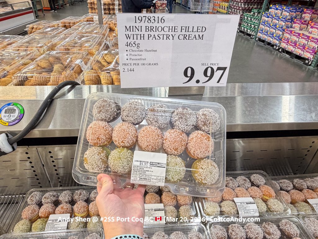 MINI BRIOCHE FILLED WITH PASTRY CREAM 465G