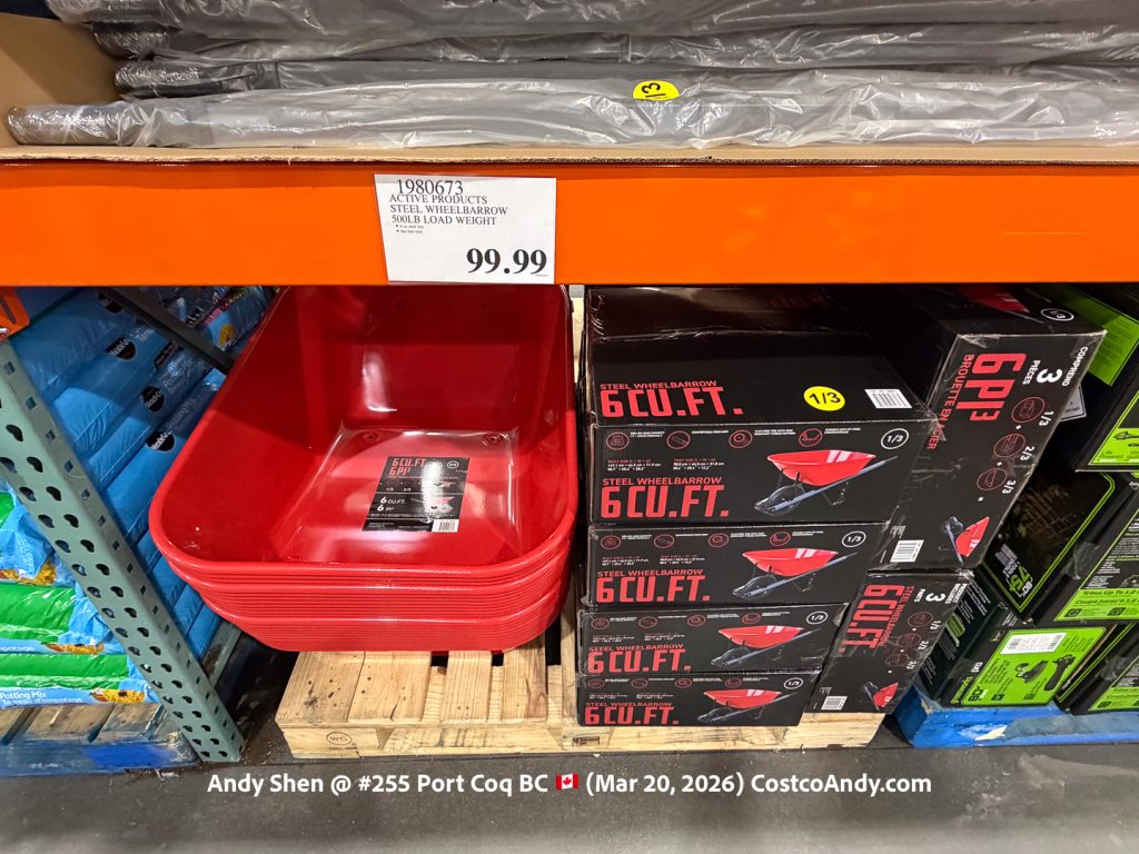 ACTIVE PRODUCTS STEEL WHEELBARROW 500LB LOAD WEIGHT