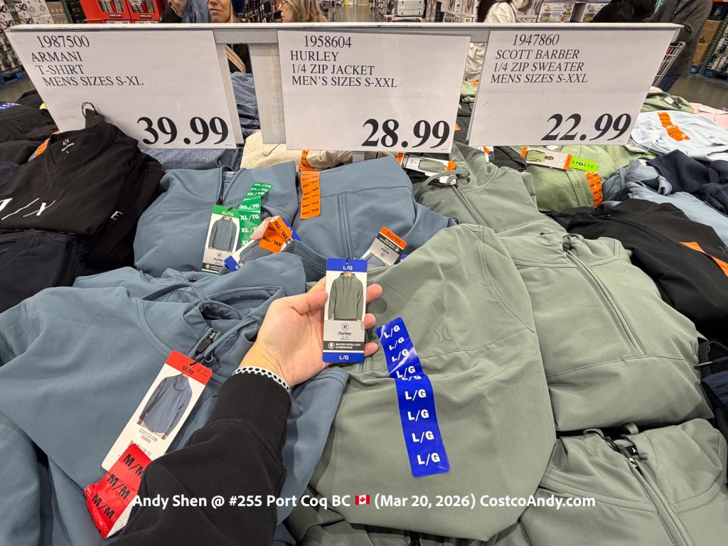 HURLEY 1/4 ZIP JACKET MEN’S SIZES S-XXL